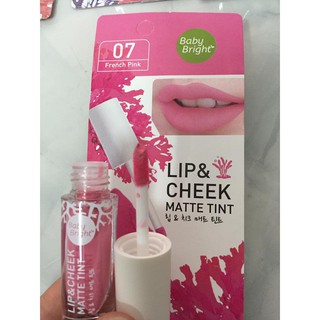 Son kem lì và má hồng Baby Bright LIP and CHEEK