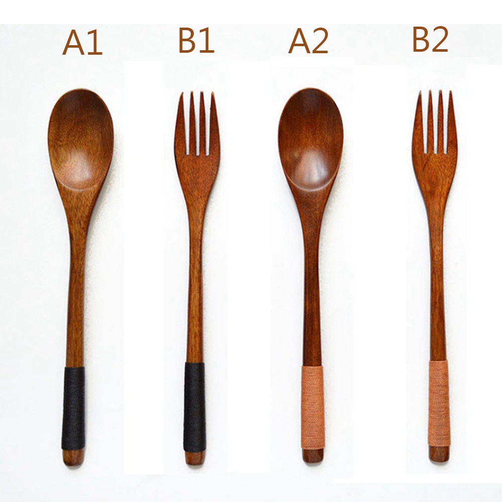 Epoch Muỗng Gỗ Tự Nhiên Dùng Ăn Súp Phong Cách Nhật Bản