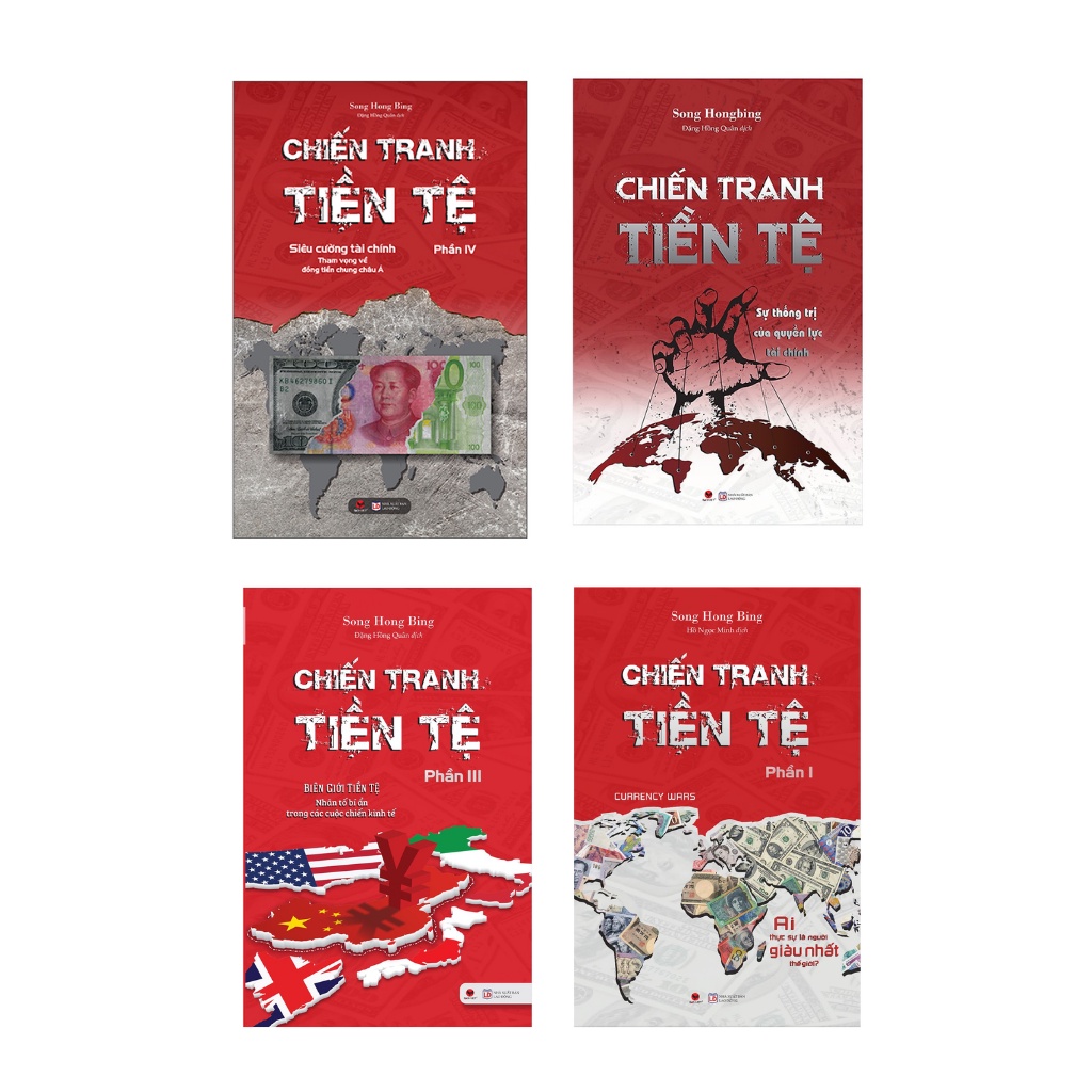 Sách Combo 4 cuốn : Chiến tranh tiền tệ 1+2+3+4 bv