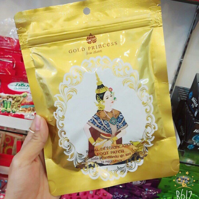 MIẾNG DÁN THẢI ĐỘC BÀN CHÂN KHI NGỦ GOLD PRINCESS