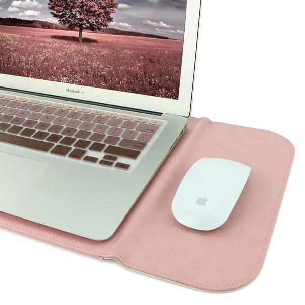 Túi Da Mềm Chống Thấm Nước Màu Hồng Cho Macbook Air 13 '' | BigBuy360 - bigbuy360.vn