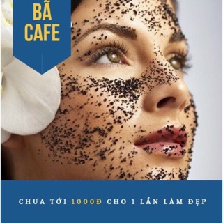 Sỉ 10kg bã cà phê thơm nguyên chất handmade