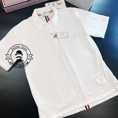 Áo Phông Polo Thom Browne Viền Lưng