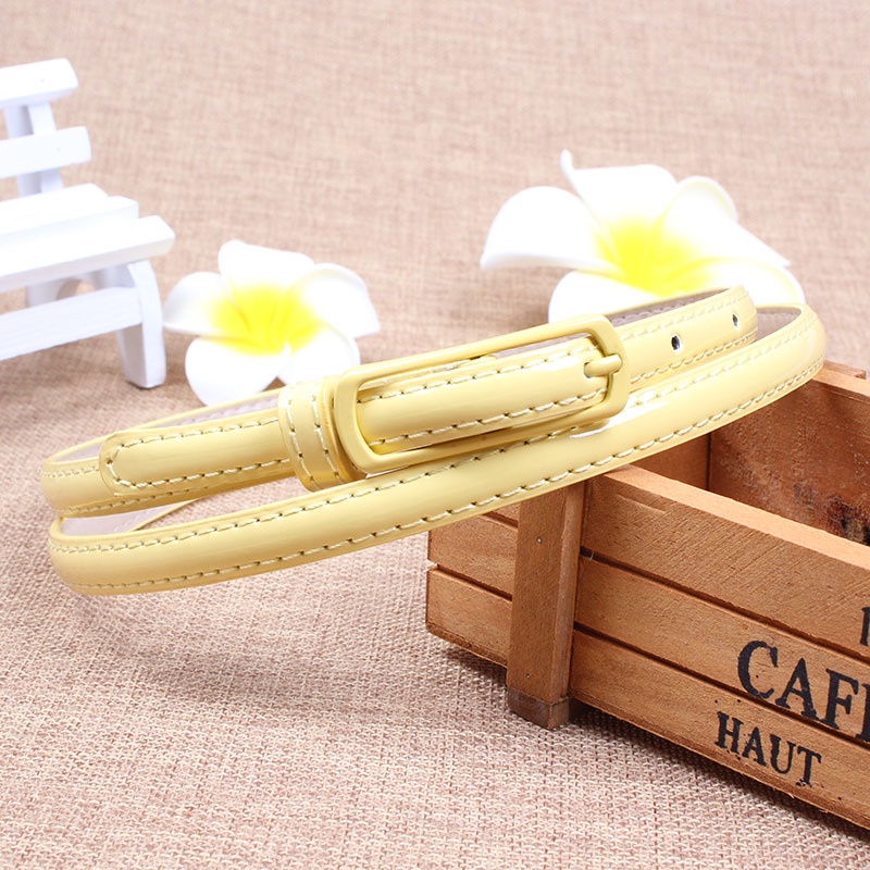 Thắt Lưng Bản Nhỏ Màu Sắc Ngọt Ngào Thời Trang Cho Nữ