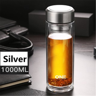 ✿♠bình nước thủy tinh có đèn led dung tích 800 / 1000ml