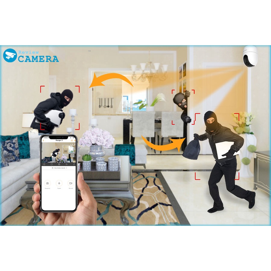 Camera WIFI IMOU 2M A22EP và 4M A42P, Xoay 360 độ, đàm thoại 2 chiều - Chính Hãng BH 24 Tháng