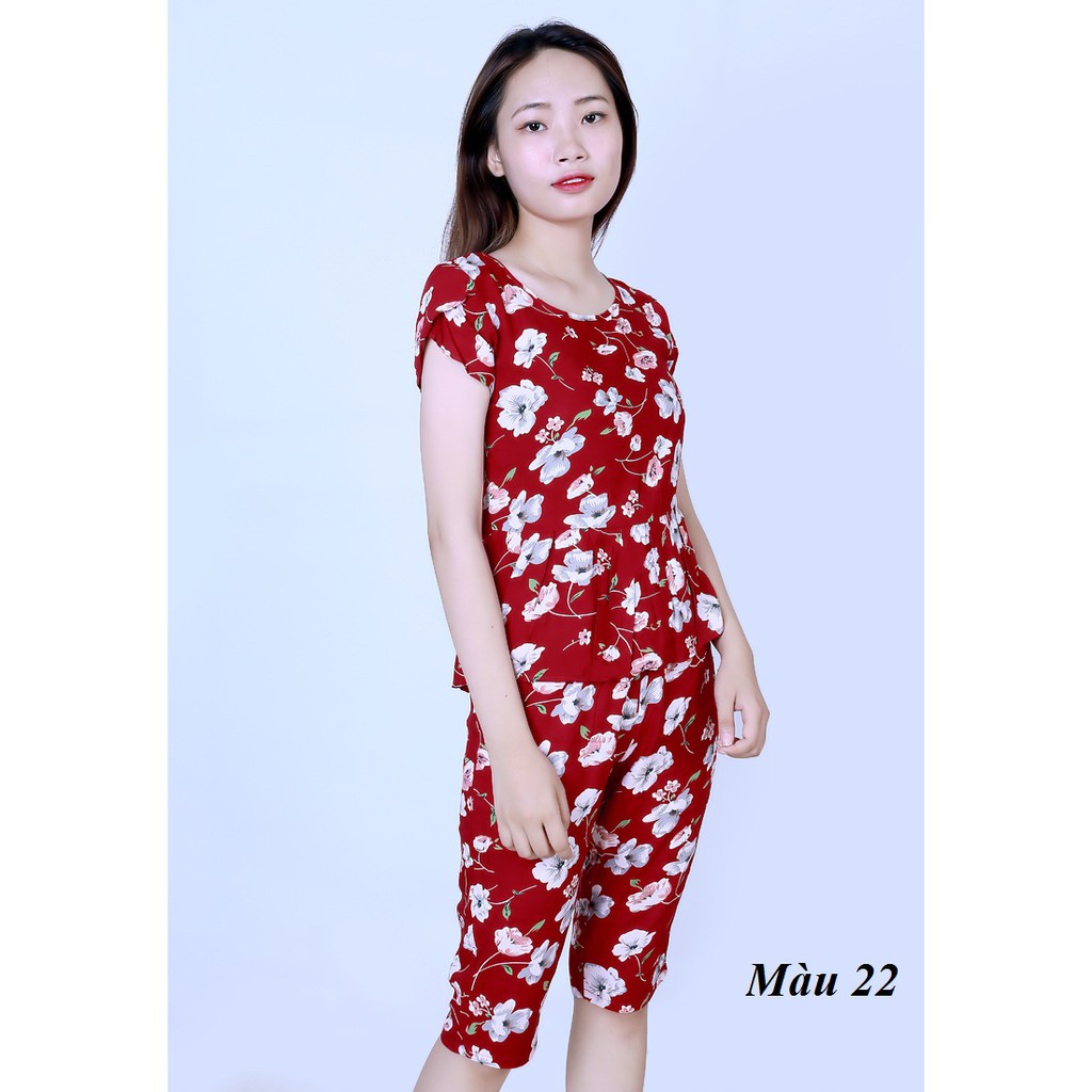 Bộ mặc nhà lanh Vicci BN057 nhiều hoạ tiết