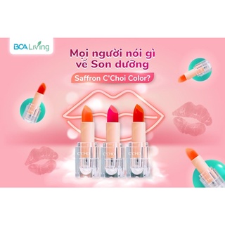 Son dưỡng môi Saffron Color C’Choi