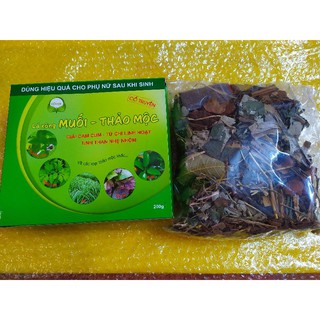 Lá xông Muối - Thảo mộc cho phụ nữ sau sinh, cho người mới ốm dậy