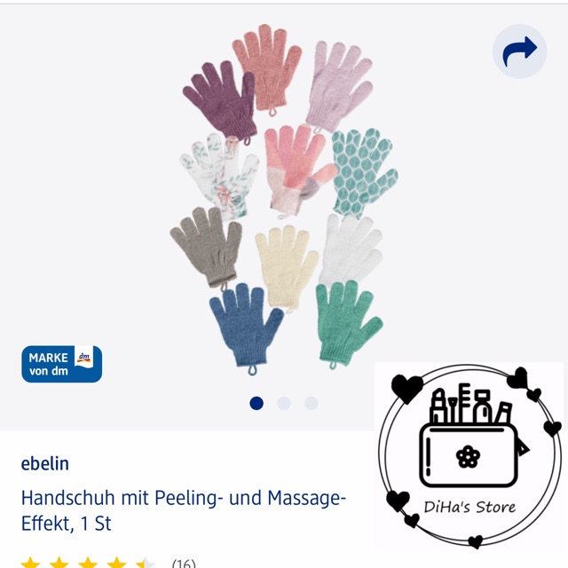 Găng Tay Tắm Ebelin Hoặc For Your Beauty Massage Peeling Handschuh 1 Chiếc Shopee Việt Nam