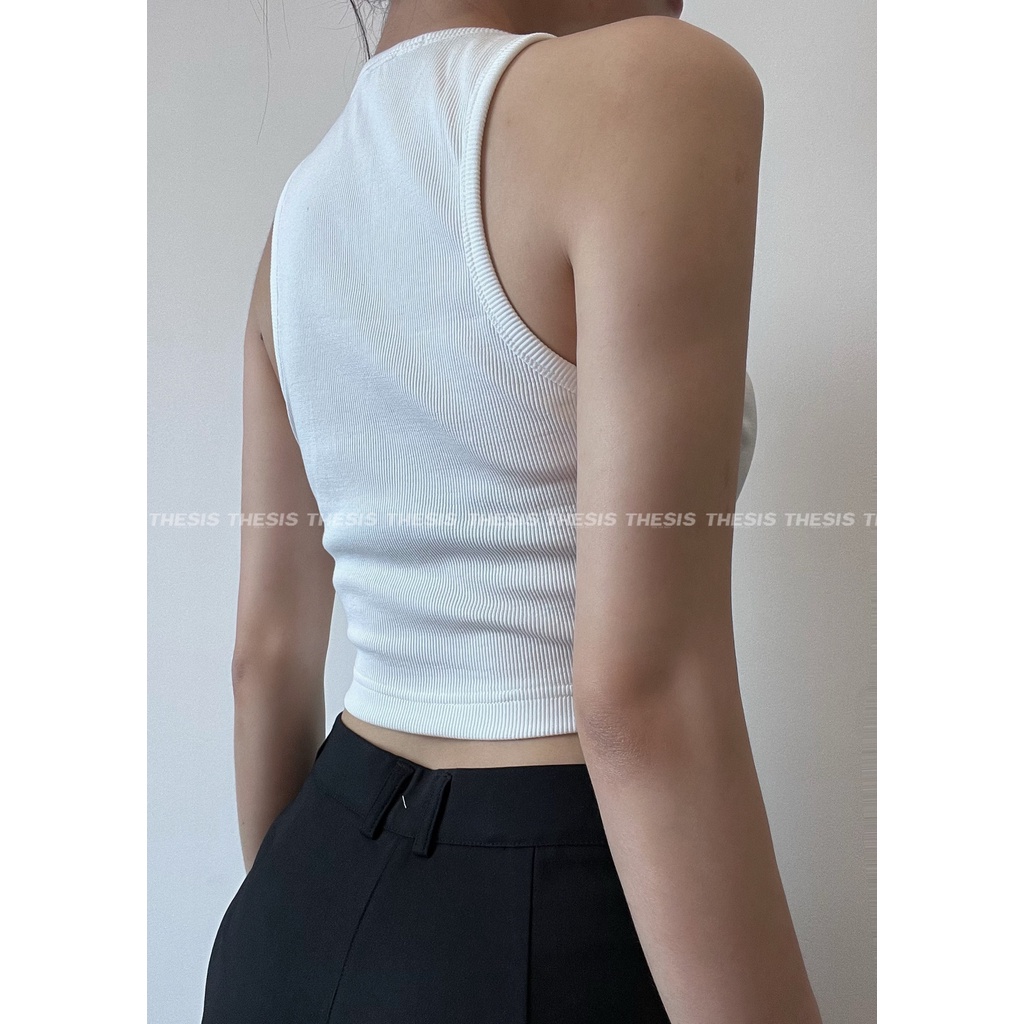 ÁO BA LỖ VIỀN - Áo Thun Tăm Croptop THESIS