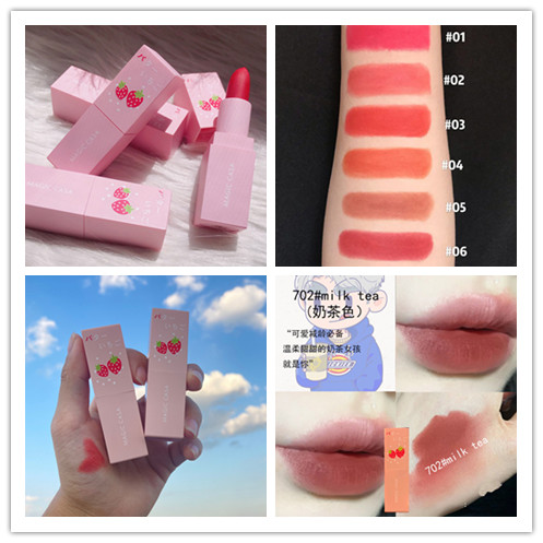 Students Matte Red Lipstick Moist Mist Face Color Lip Gloss Cosmetics | BigBuy360 - bigbuy360.vn