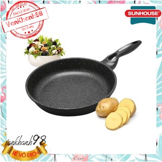 CHẢO SIÊU BỀN ĐÁ SUNHOUSE SBD 18-24-26-28-30CM