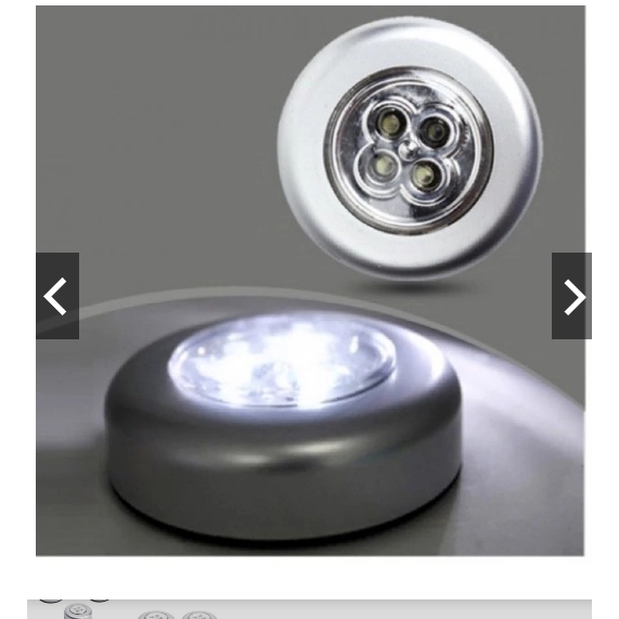 Đèn led dán tường loại 3 bóng tiện lợi, ấn là sáng | BigBuy360 - bigbuy360.vn