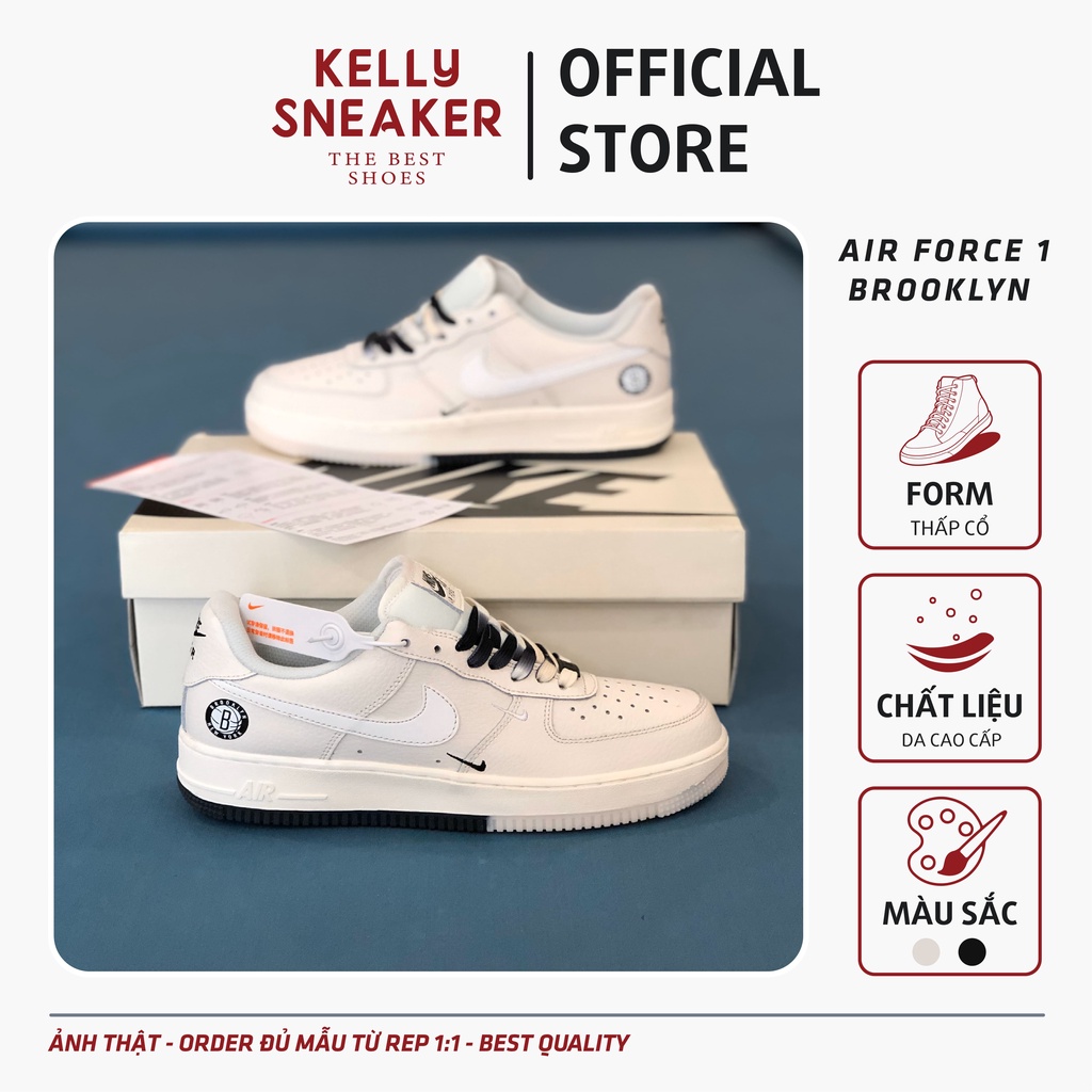 Giày Thể Thao Sneaker A F 1 Be Sữa - Bản Cao Cấp