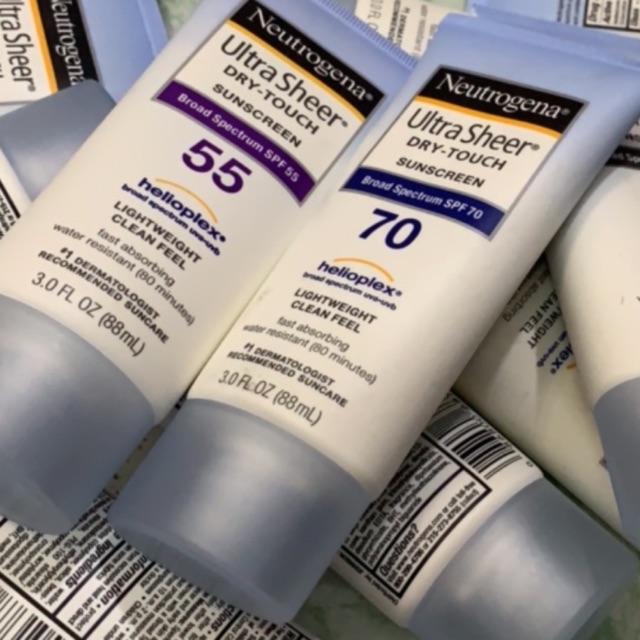 Kem chống nắng Neutrogena Ultra Sheer Dry Skin SPF 55 SPF 70 SPF 85 SPF 100 88ML