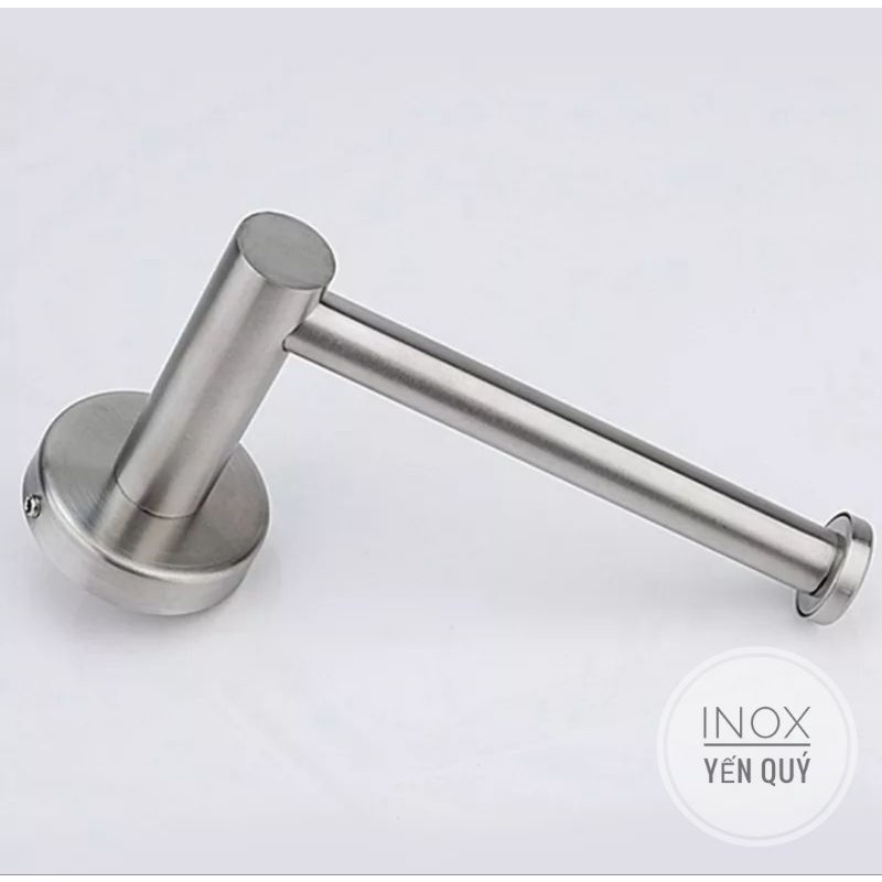 INOX304 GIÁ TREO GIẤY VỆ SINH KHOAN TƯỜNG TIỆN LỢI