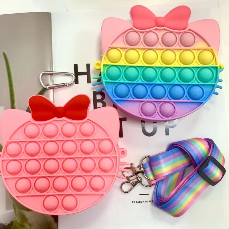 POP IT - Túi silicon mini siêu xinh sành điệu cho bé trai/gái