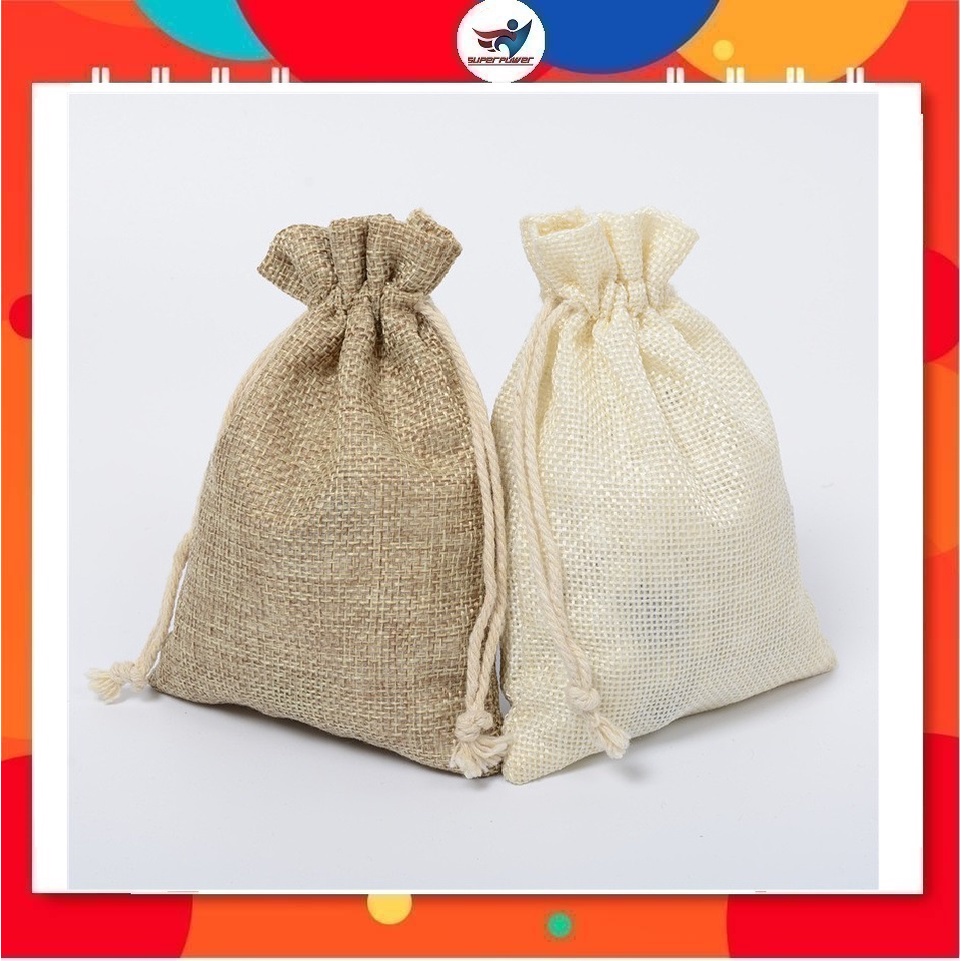 100gram Túi Cà Phê, Túi Thơm Khử Mùi Xe, Tủ Lạnh, Phòng,Túi Thơm Hạt Cà Phê Rang  vải bố -Superpower Coffee