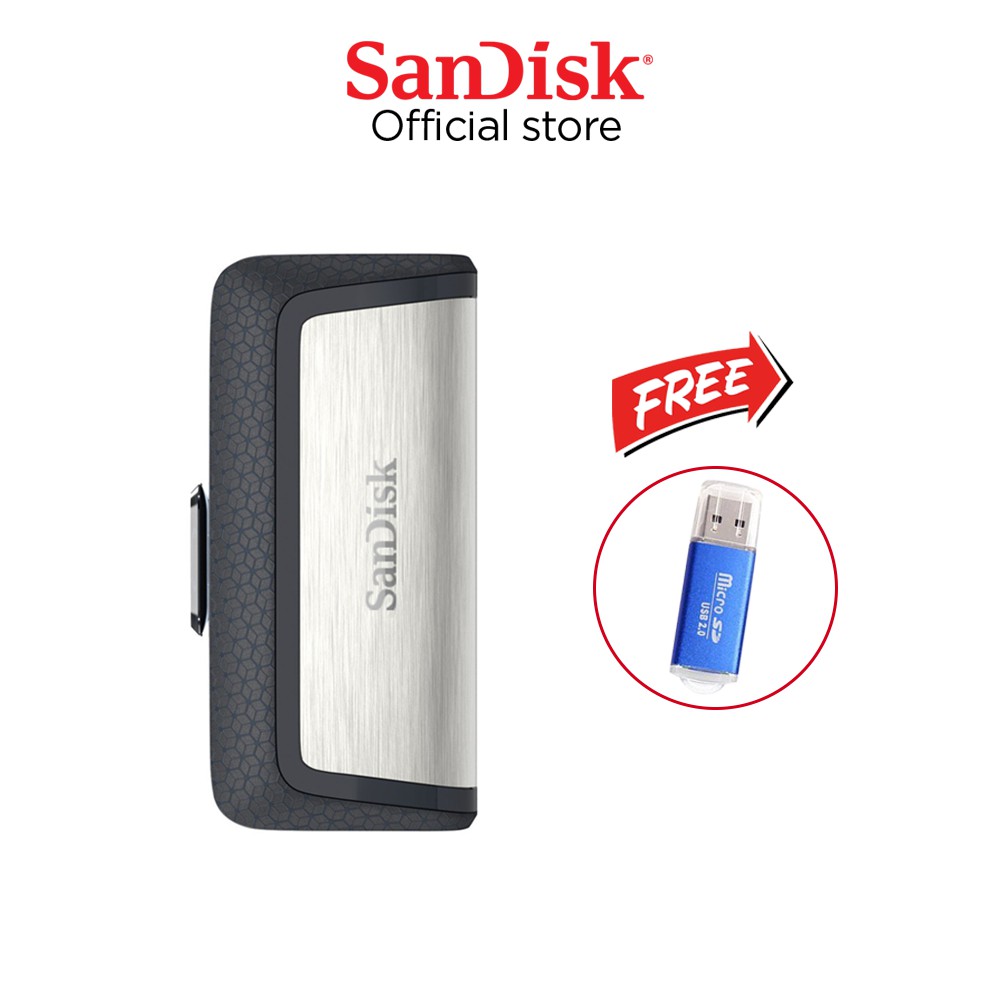 USB OTG 3.1 Gen 1 SanDisk 64GB SDDDC2 Ultra Dual Drive USB Type-C upto 150MB/s + đầu đọc thẻ | BigBuy360 - bigbuy360.vn