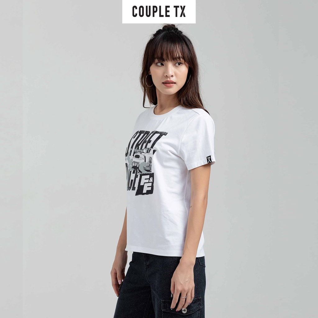 Áo Thun Nữ Couple TX Regular In Tram WTS 2181