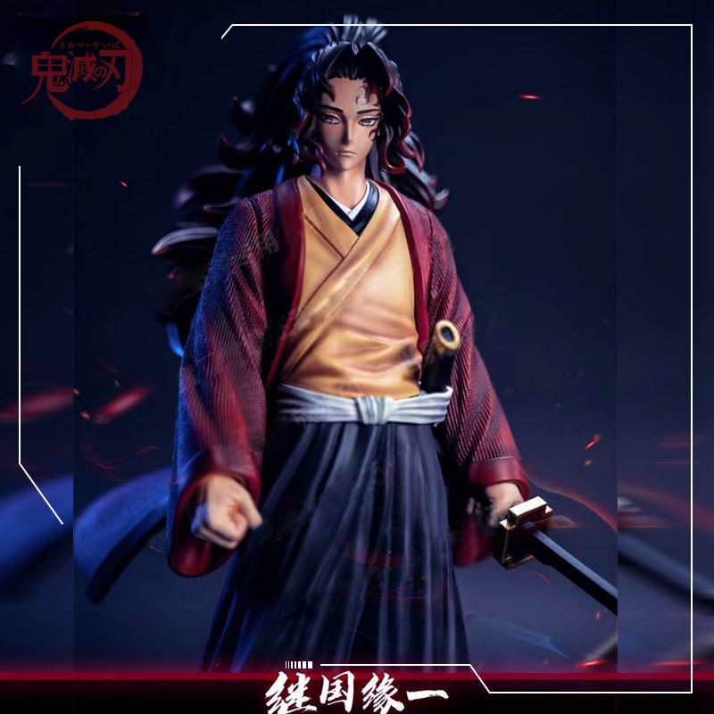 Mô Hình Nhân Vật Yoriichi Kokushibou Giyuutarou Anime Demon Slayer Bằng PVC 30cm
