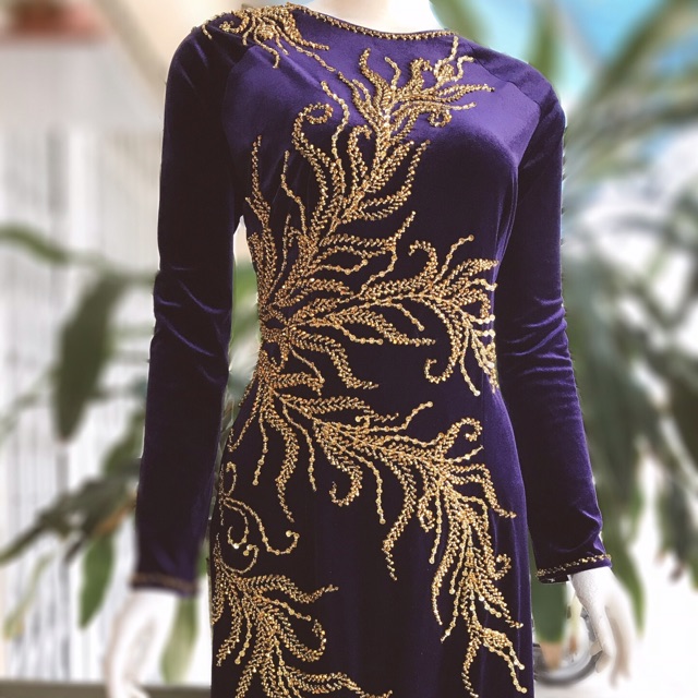Áo dài mẹ/ bà sui thiết kê cao cấp