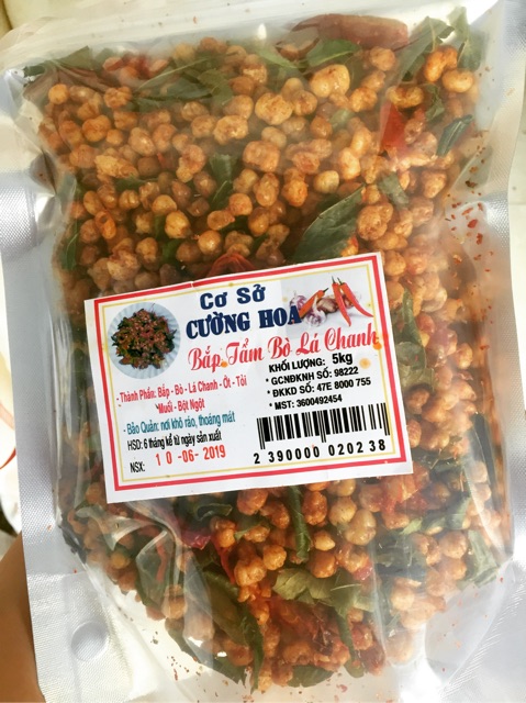 1 TÚI ZIP 500GRAM BẮP RIM VỊ BÒ LÁ CHANH TỎI ỚT🌽 🌶🍃 | BigBuy360 - bigbuy360.vn