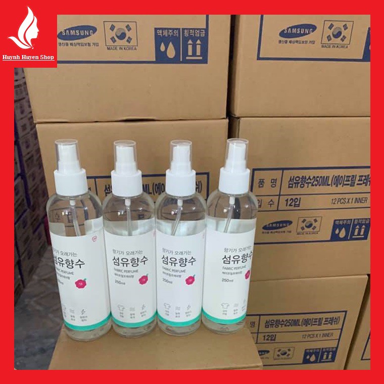 Combo 10  xịt thơm quần áo cho khách size 250ml