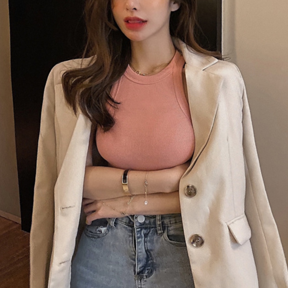 Áo yếm mùa hè thoải mái phong cách Hyuna cho nữ