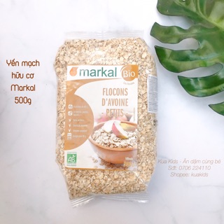 Yến mạch cán mỏng hữu cơ Markal 500g