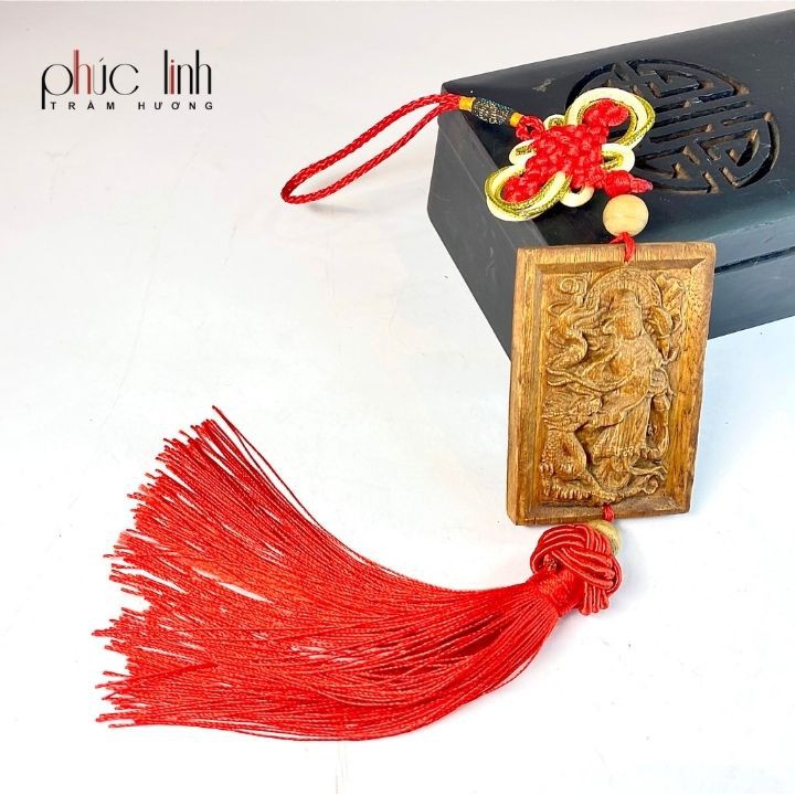 Treo Xe Ô Tô Phong Thủy Tượng Phật Trầm Hương PHÚC LINH