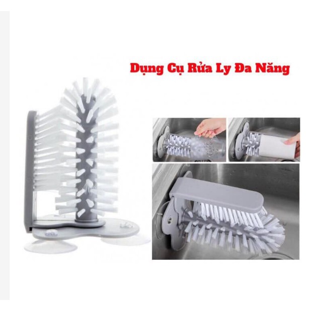 Dụng cụ cọ rửa ly đa năng