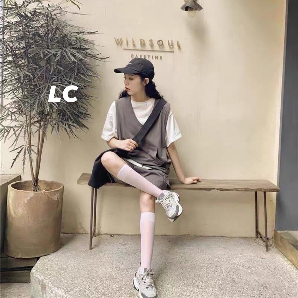 [Set] Đồ nữ 🦋 3 món áo thun áo xám và quần sooc cá tính form unisex trẻ trung năng động mặc đi học đi chơi xinh BỘ ĐỒ 3 | BigBuy360 - bigbuy360.vn