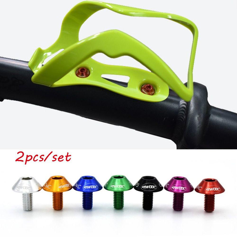 Bộ 2 Ốc Vít Giá Đỡ Lồng Xe Đạp Bằng Hợp Kim Nhôm Siêu Bền