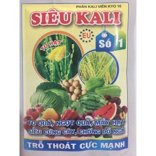 Phân bón SIÊU KALI - Kali 46 giúp cứng cây, bông to, nở đều, màu sắc đẹp
