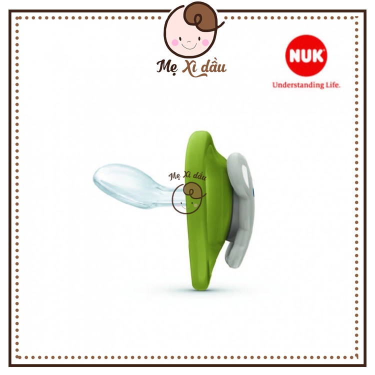 Shop mẹ xì dầu Ti giả NUK Space Silicone chính hãng (có tem phân phối)