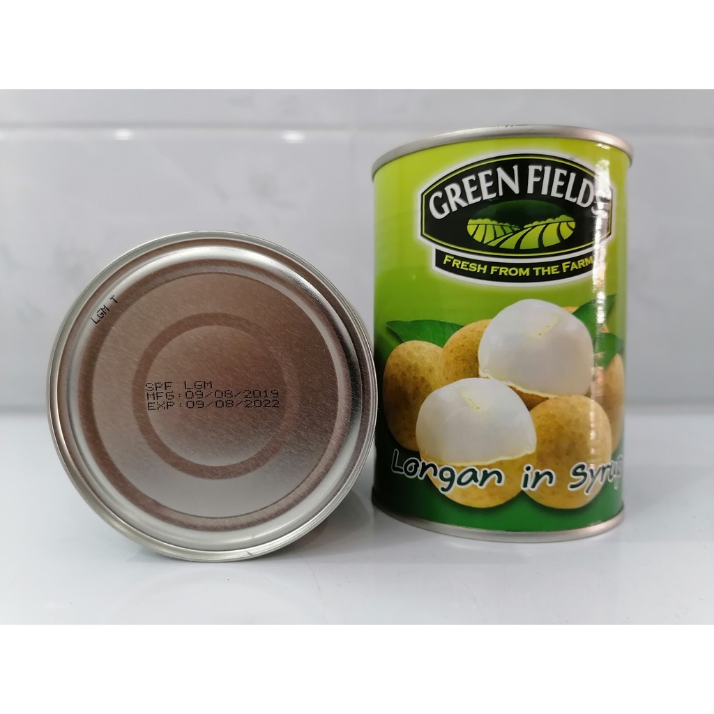 [565g] TRÁI NHÃN ĐÓNG HỘP [Thailand] GREEN FIELDS Longans in Syrup