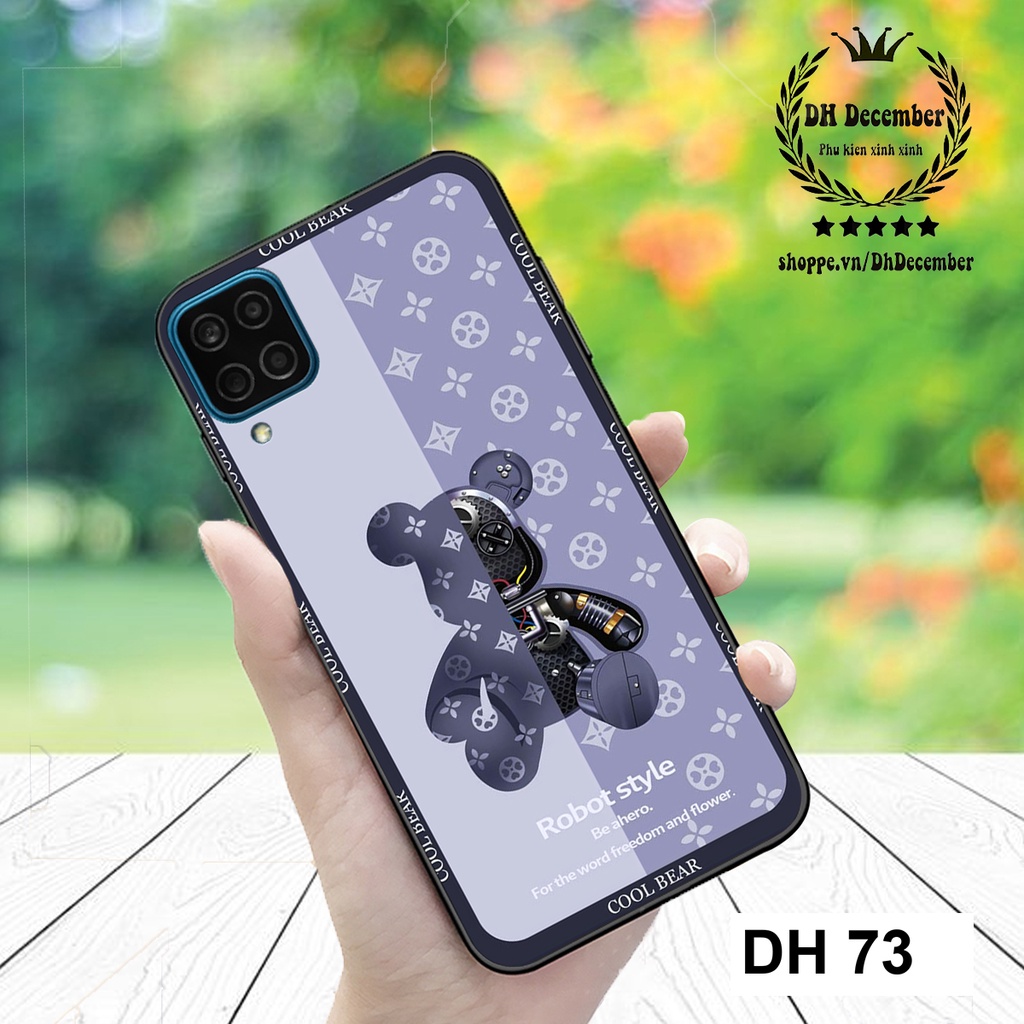 Ốp lưng A01, A02, A02S, A03S, A11, M11, A12, M12, A22 4G, A22 5G, A32 4G, A32 5Gin hình 3D GẤU BEER RICK-GẤU ROBOTBEER