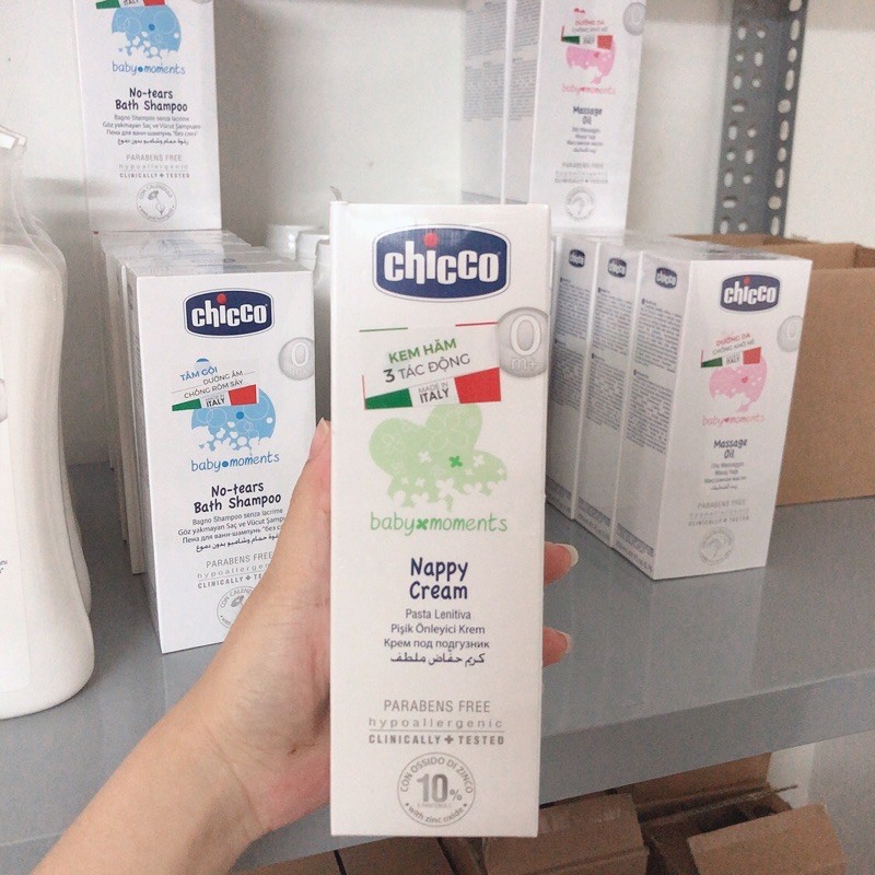 Kem Hăm 3 Tác Động Chicco 100ml, Ngăn Ngừa Và Hỗ Trợ Hăm Tã