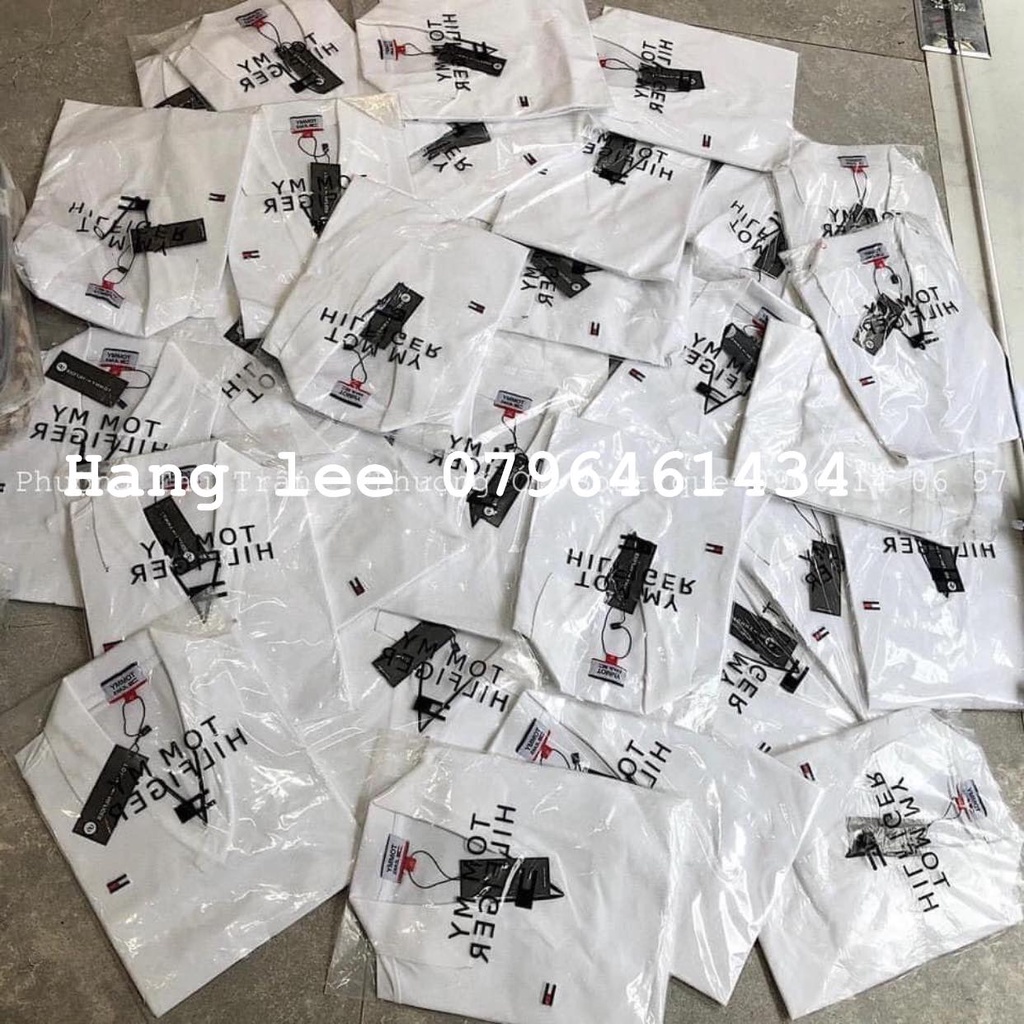 ÁO POLO TOM.MY TRẮNG CỔ V HOT HITT