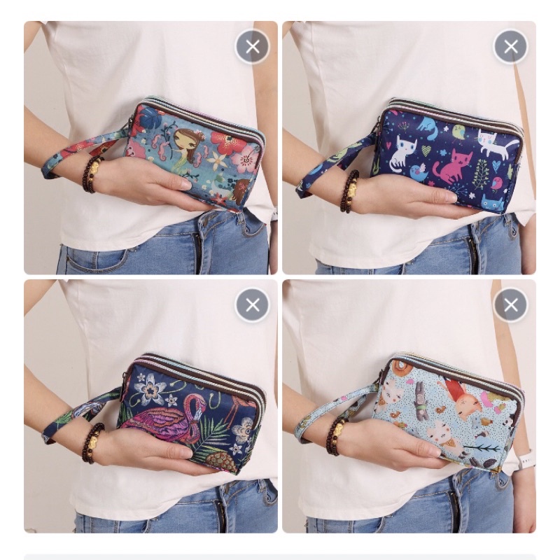 Bóp ví đựng tiền 3 ngăn ( có ảnh thật ) .