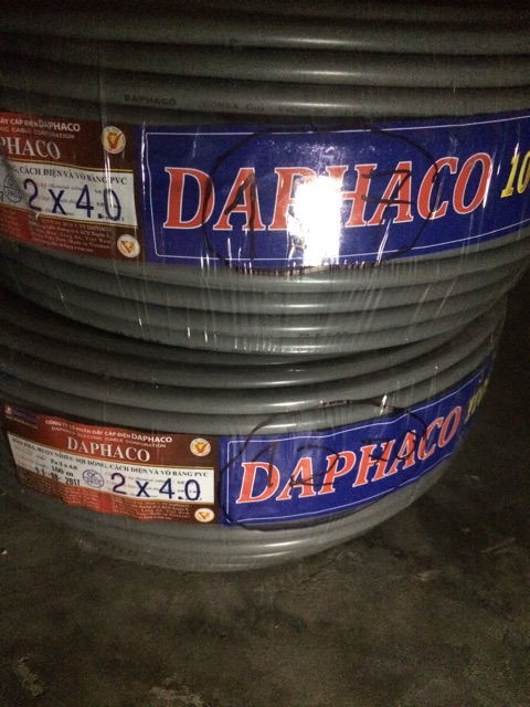 10 -mét dây có bọc daphaco 2x 4.0