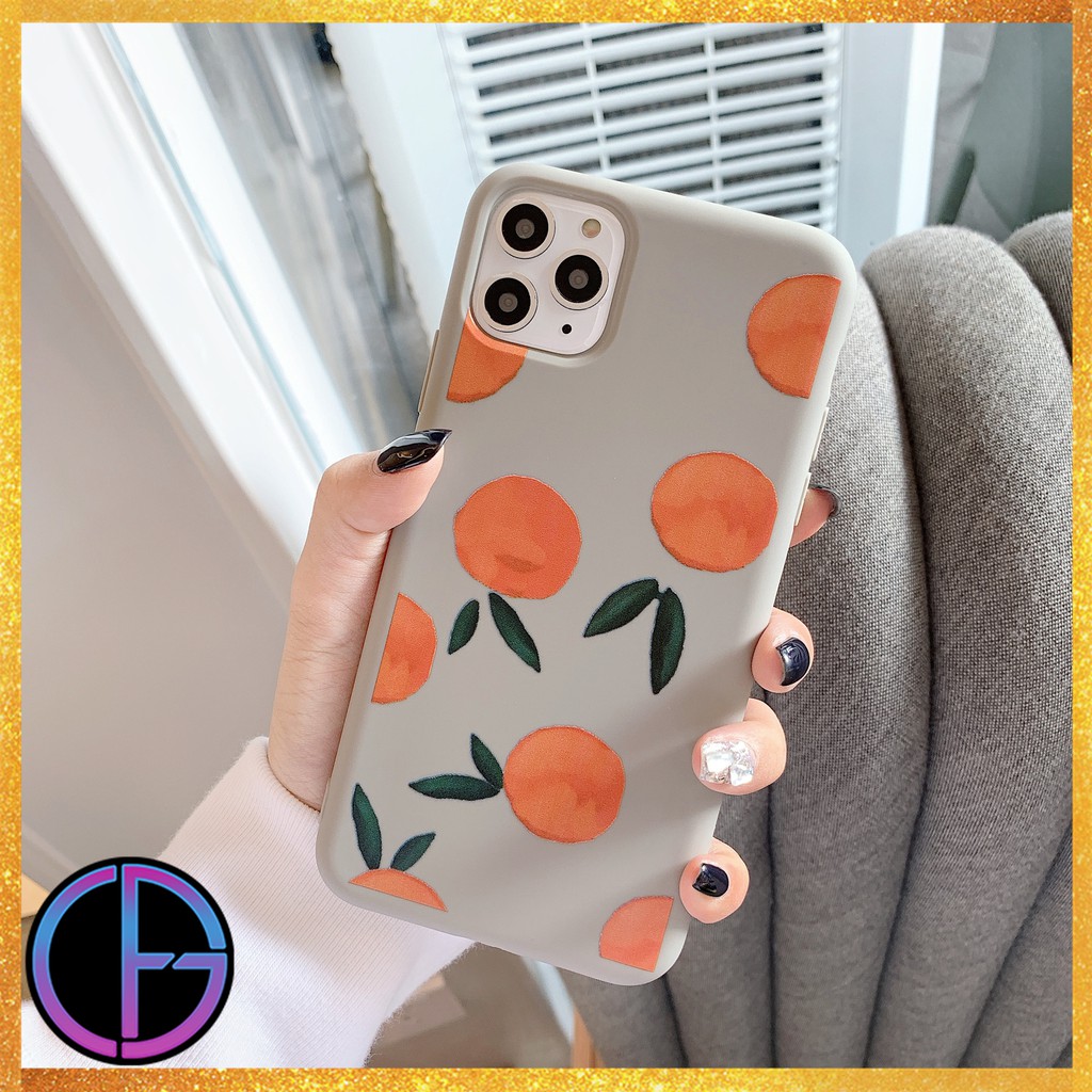 Ốp Điện Thoại Màu Cam Xinh Xắn Cho Iphone 11 Pro Max Xsmax Xr 6 I 7 I 8 Plus | BigBuy360 - bigbuy360.vn