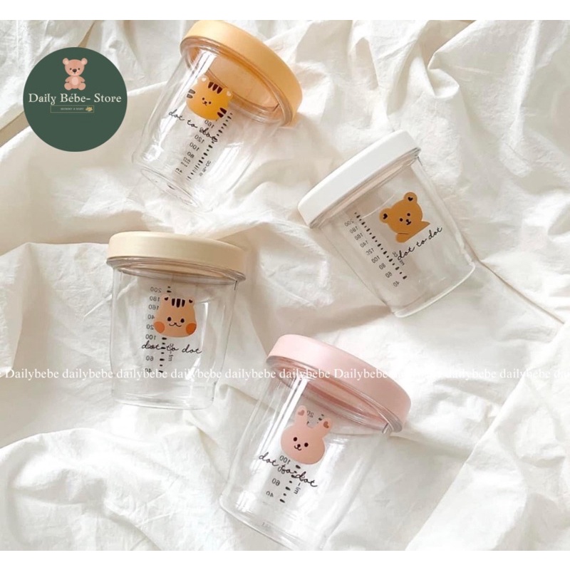 SET 3 hũ trữ DOTTODOT x TGM made in korea.