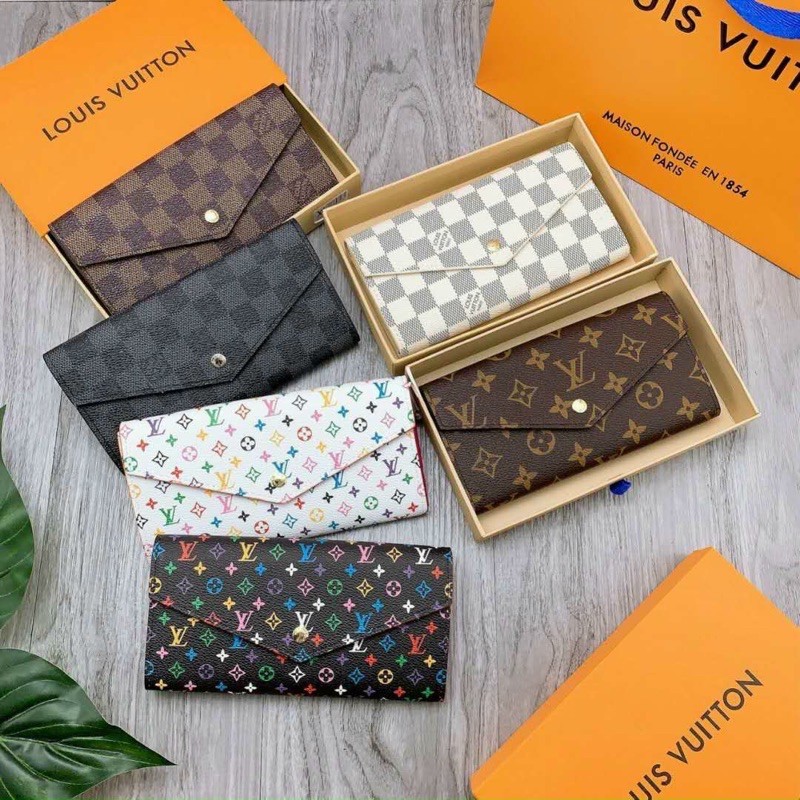 Ví Nữ Cầm Tay Nút Bấm [ XẢ KHO ] FullBox, size 19 và 15cm. Thích hợp để tiền, thẻ, làm quà tặng