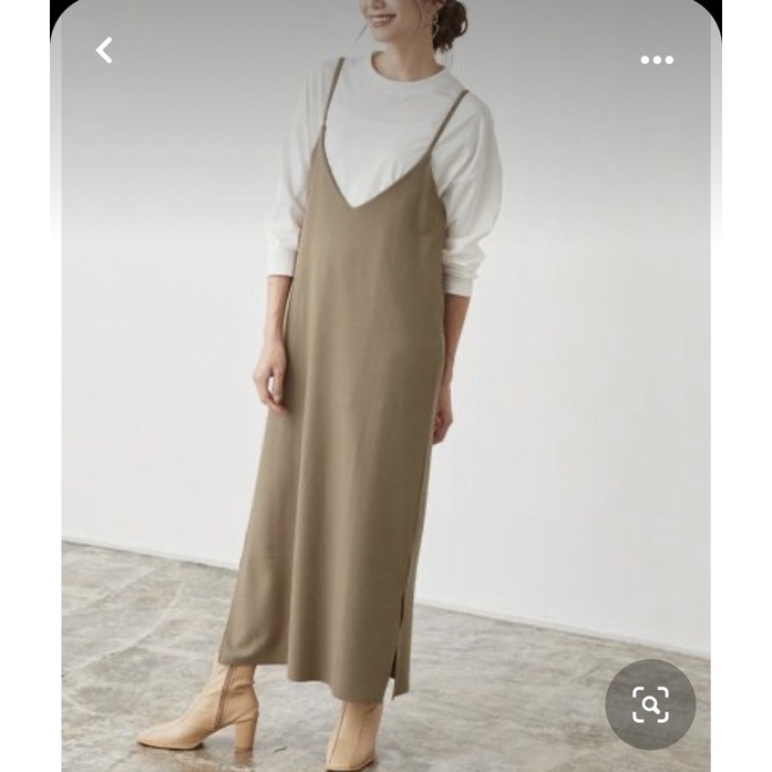 Đầm thun hai dây xẻ tà Alma Design xuất Nhật (Size M) - Thanh lý vnxk