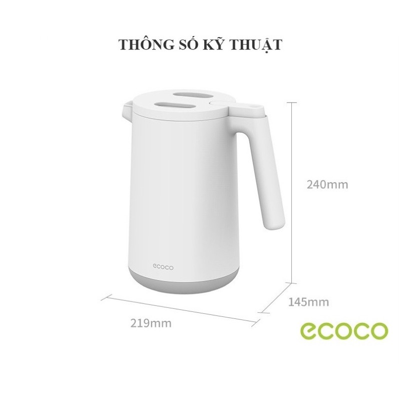 Bình đựng nước giữ nhiệt Ecoco 1,4 lít cao cấp mẫu mới