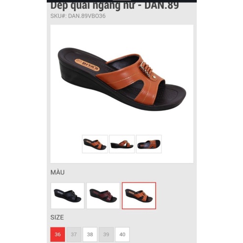 Dép nữ bitas cho các bà và mẹ DAN89