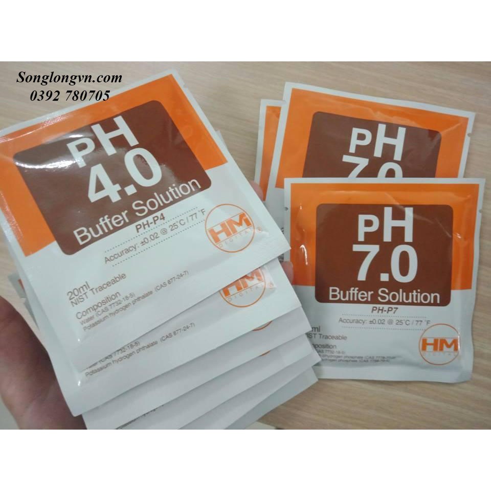 Combo 5 gói dung dịch hiệu chuẩn pH7